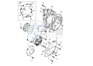 XJ S DIVERSION 600 drawing CRANKCASE COVER