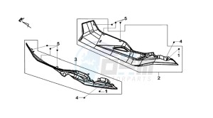 MAXSYM 600 I ABS EXECUTIVE (LX60A3-EU) (E4) (L7-M0) drawing COVERS L / R