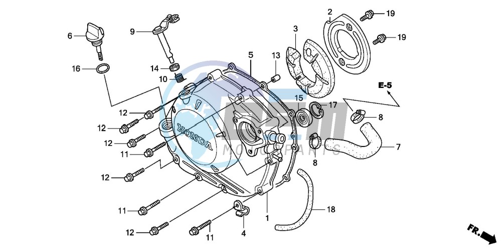 RIGHT CRANKCASE COVER