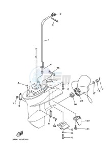 F15CEL drawing PROPELLER-HOUSING-AND-TRANSMISSION-2