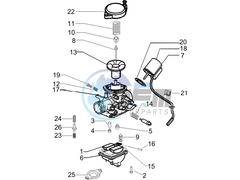 Carburetors components