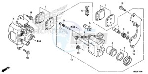 TRX420FE1E TRX420 Europe Direct - (ED) drawing FRONT BRAKE CALIPER