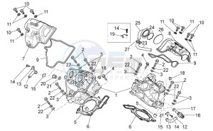 RXV 450-550 drawing Cilinder head