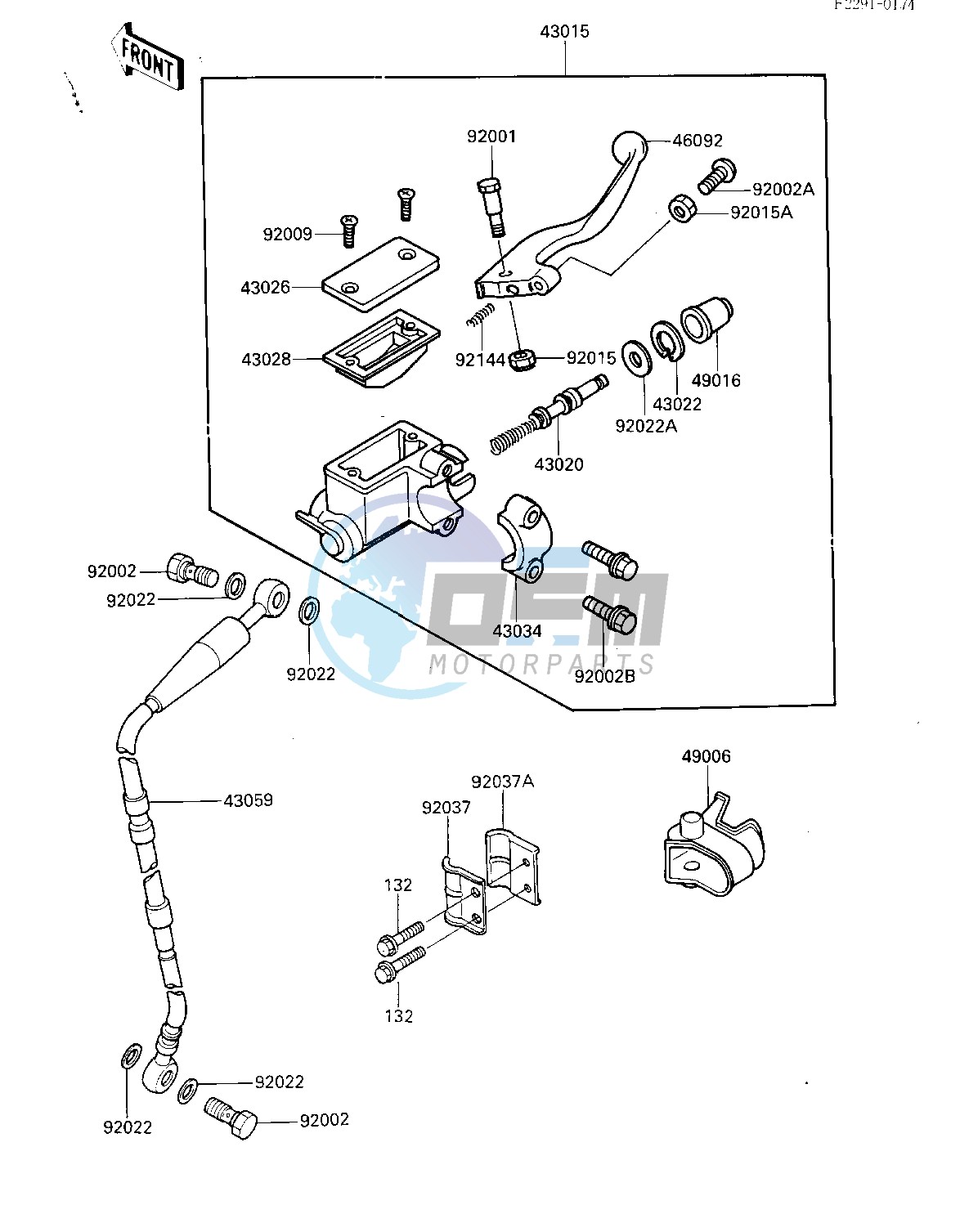 FRONT MASTER CYLINDER