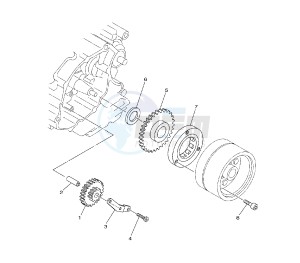 XT R BRA 125 drawing STARTING CLUTCH