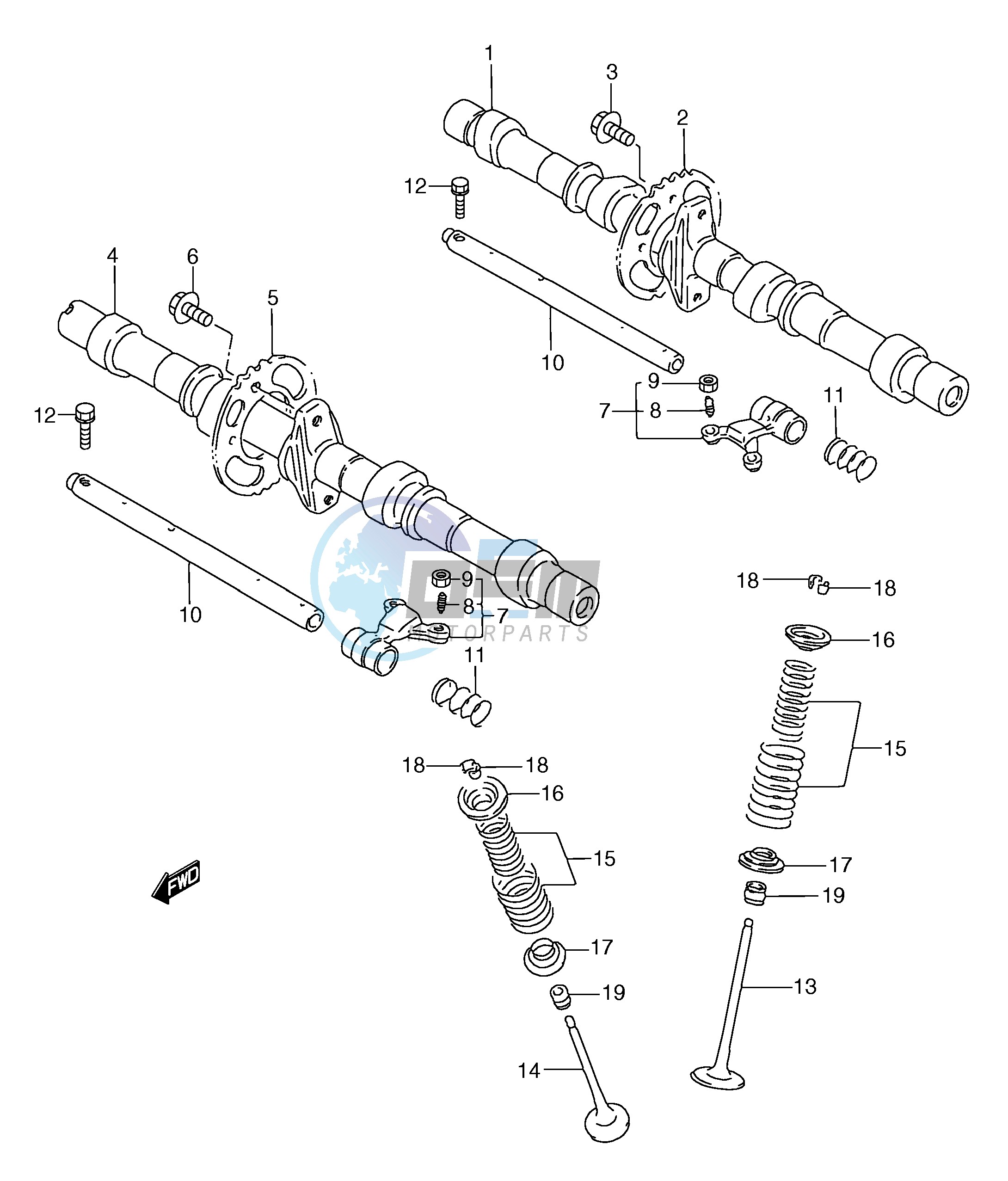 CAM SHAFT - VALVE