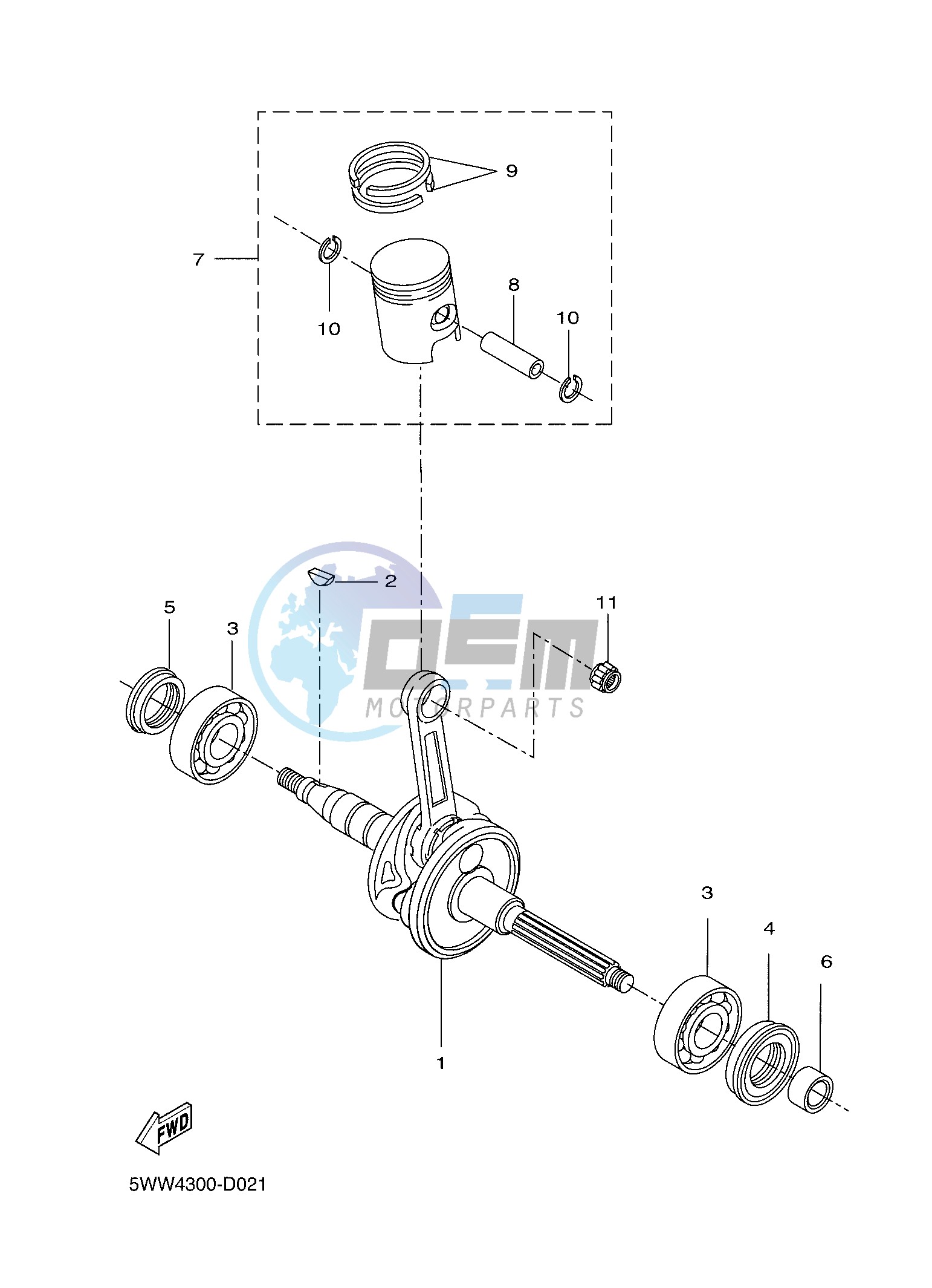 CRANKSHAFT & PISTON