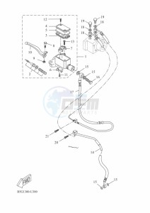 YZF125-A YZF-R125 (B5G2) drawing FRONT MASTER CYLINDER