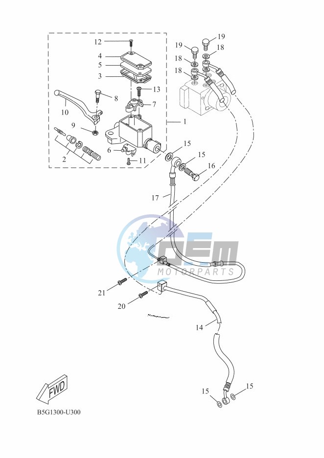 FRONT MASTER CYLINDER