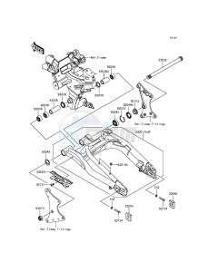 ER-6F EX650EGF XX (EU ME A(FRICA) drawing Swingarm