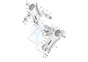 XV VIRAGO 535 drawing CAMSHAFT -CHAIN