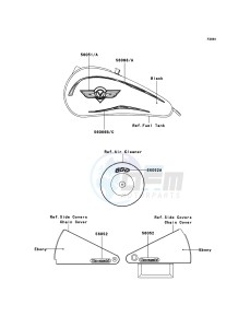 VN800 CLASSIC VN800B6F GB XX (EU ME A(FRICA) drawing Decals