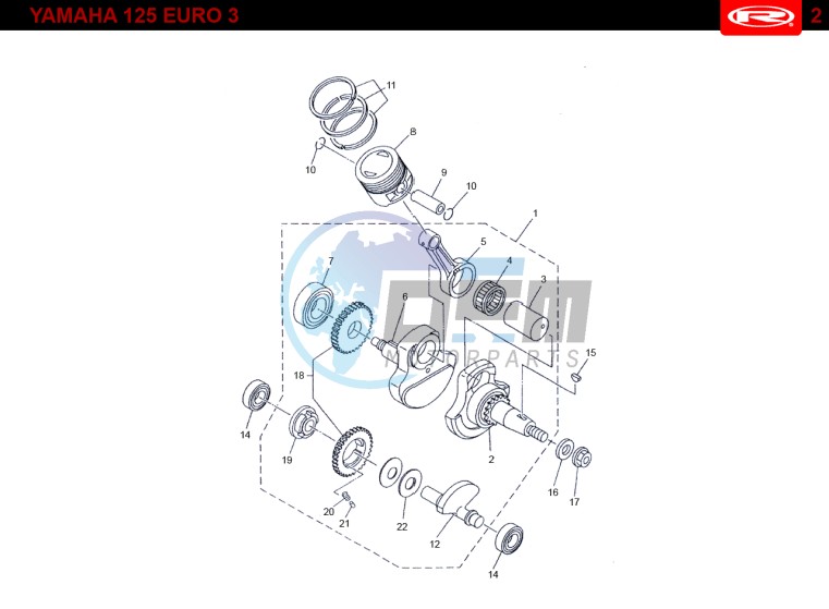 PISTON - CRANKSHAFT  EURO3