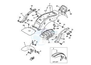 XVS DRAG STAR 650 drawing FENDER MY99