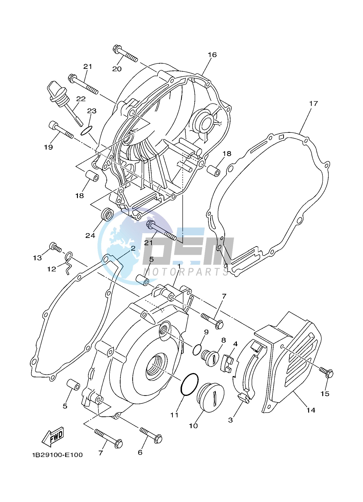 CRANKCASE COVER 1