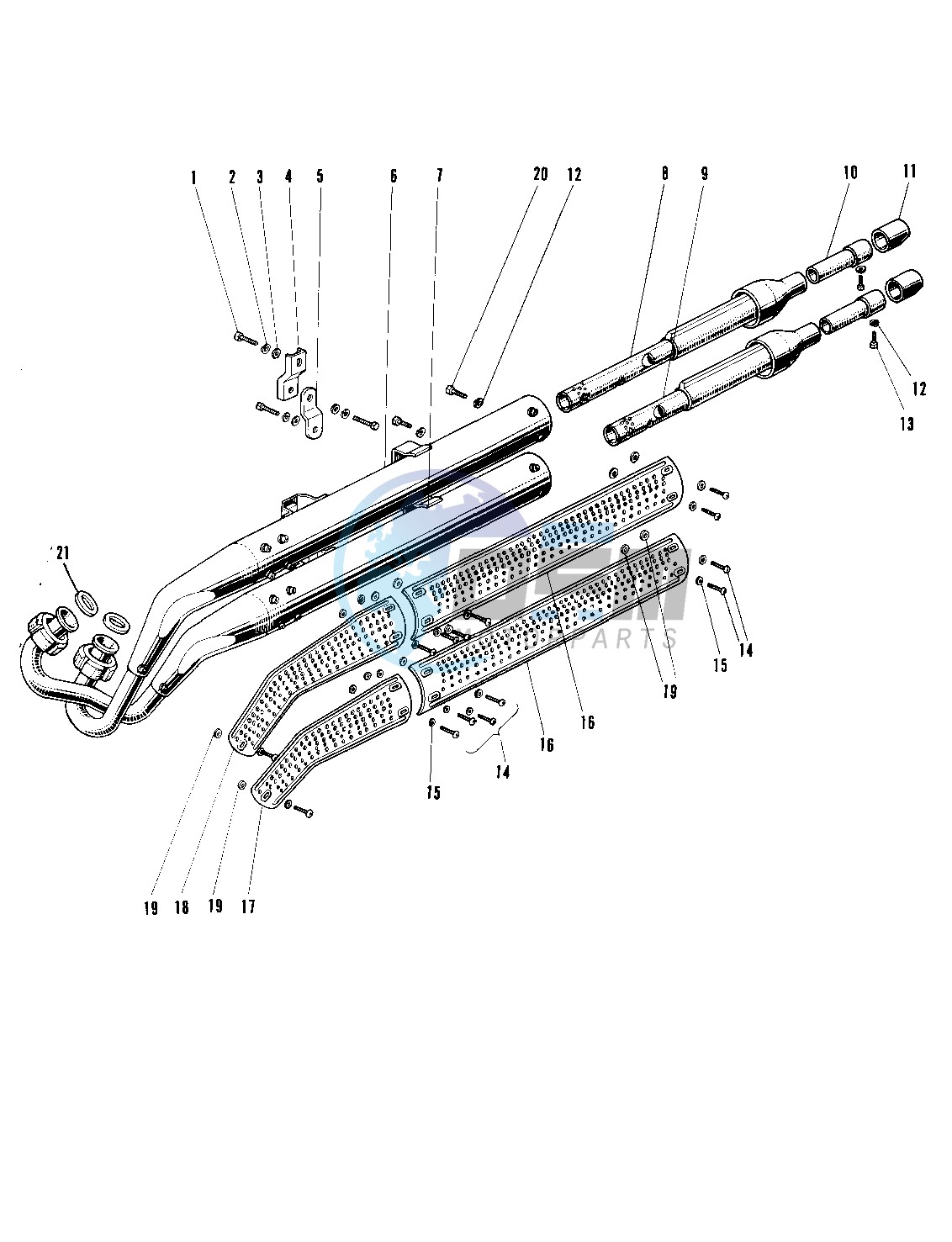 MUFFLER_SPARK ARRESTER A1SS, A7SS