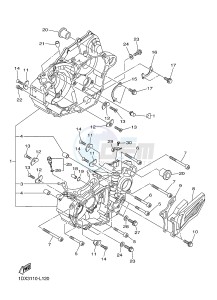 WR450F (1DX5) drawing CRANKCASE