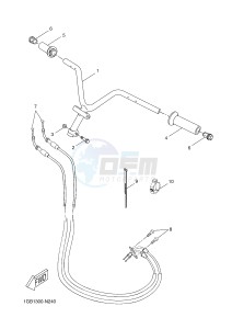 NS50F AEROX 4 (1GB1 1GB1 1GB1 1GB1 1GB1) drawing STEERING HANDLE & CABLE