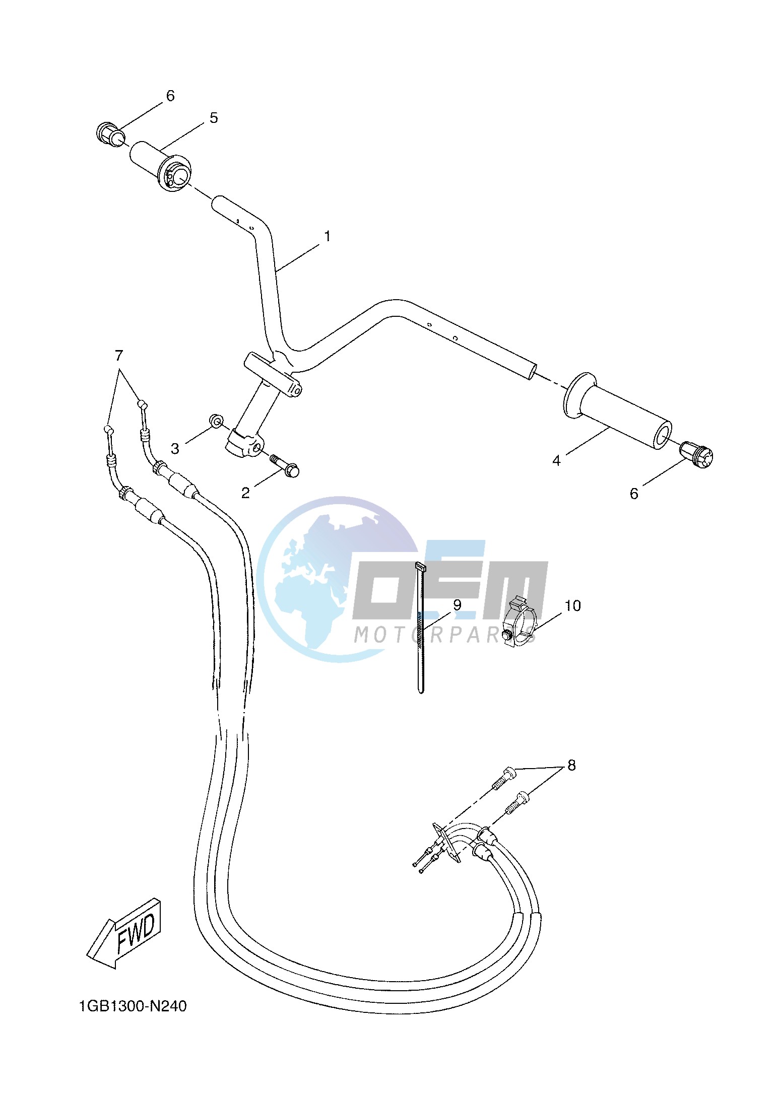 STEERING HANDLE & CABLE