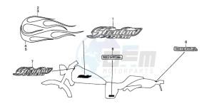 VT750DC SHADOW drawing MARK (VT750DCA3/VT750DCB3)