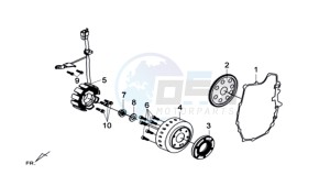 MAXSYM 600 I ABS EXECUTIVE EURO4 L7 drawing MAGNETO / FLYWHEEL