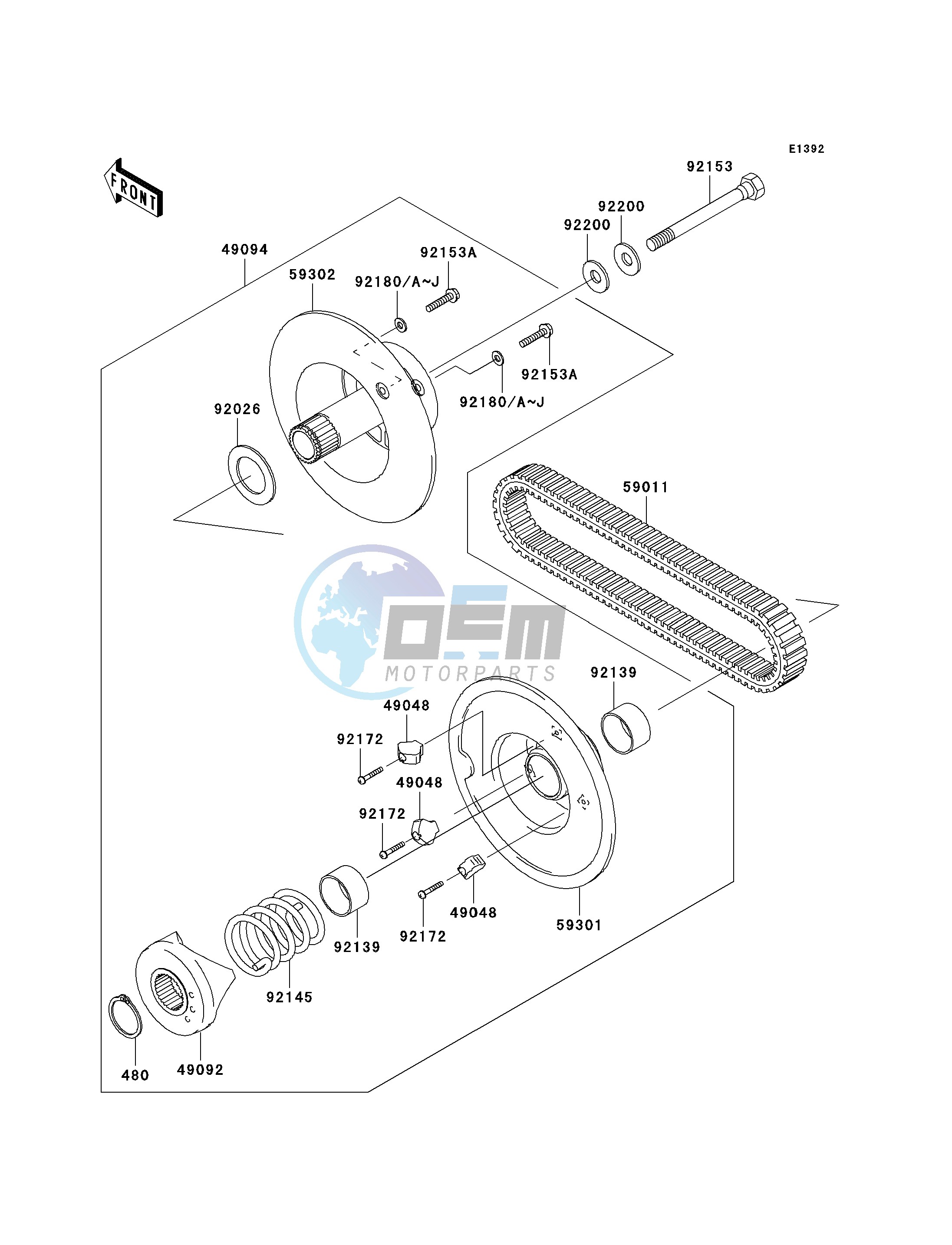 DRIVEN CONVERTER_DRIVE BELT