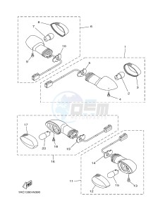 MT09A MT-09 ABS 900 (2DRA 2DRB) drawing FLASHER LIGHT