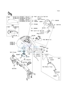 VN 2000 H [VULCAN 2000 CLASSIC] (8F-9F) 0H9F drawing FUEL TANK