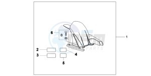 CB600F CB600F drawing HUGGER