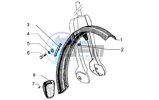 Front mudguard