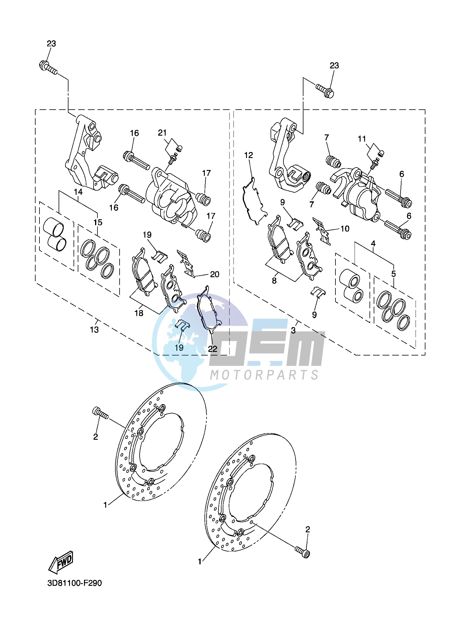 FRONT BRAKE CALIPER