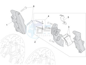 MGX 21 FLYING FORTRESS 1380 USA drawing Front brake caliper