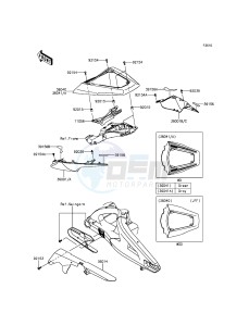 NINJA ZX-10R ZX1000JFFA FR XX (EU ME A(FRICA) drawing Side Covers/Chain Cover