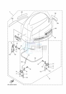 F250HET drawing FAIRING-UPPER