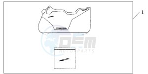 CBR600RA9 France - (F / ABS CMF) drawing INDOOR CYCLE COVER