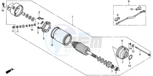 TRX300EX SPORTRAX 300EX drawing STARTING MOTOR