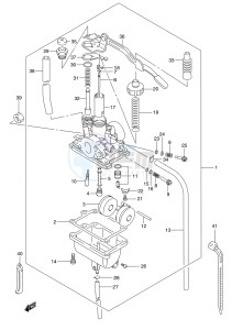 LT-Z50Z drawing CARBURATOR