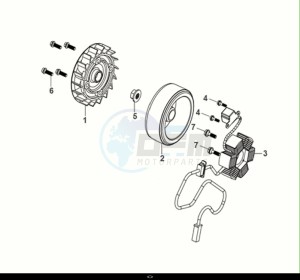 MIO 50I (FS05W2-EU) (E5) (M1) drawing AC GEN. ASSY