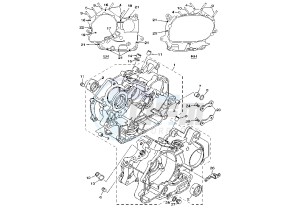 XVS A DRAG STAR CLASSIC 650 drawing CRANKCASE