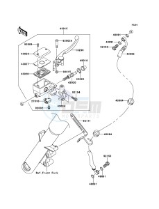 VN900 CLASSIC VN900BEF GB XX (EU ME A(FRICA) drawing Front Master Cylinder