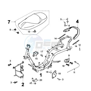 ELYSTAR IF2 EU drawing FRAME AND SADDLE