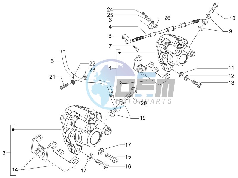 Brakes pipes - Calipers