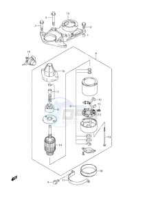 DF 60 drawing Starting Motor