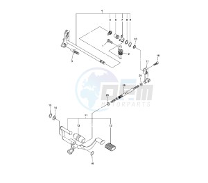 XVS A MIDNIGHT STAR 1300 drawing SHIFT SHAFT