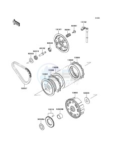 ER-5 ER500-C5P GB XX (EU ME A(FRICA) drawing Clutch