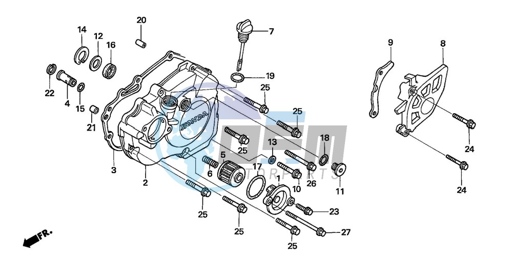 L. CRANKCASE COVER