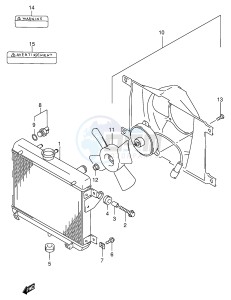 LT-A500F (E3-E28) drawing RADIATOR (MODEL Y)