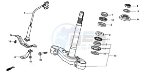 FES250 FORESIGHT drawing STEERING STEM