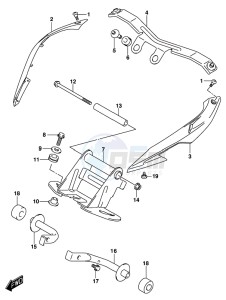 DL1000A drawing FRONT BRACKET (DL1000AL8 E21) (FOR YVB,YWW)