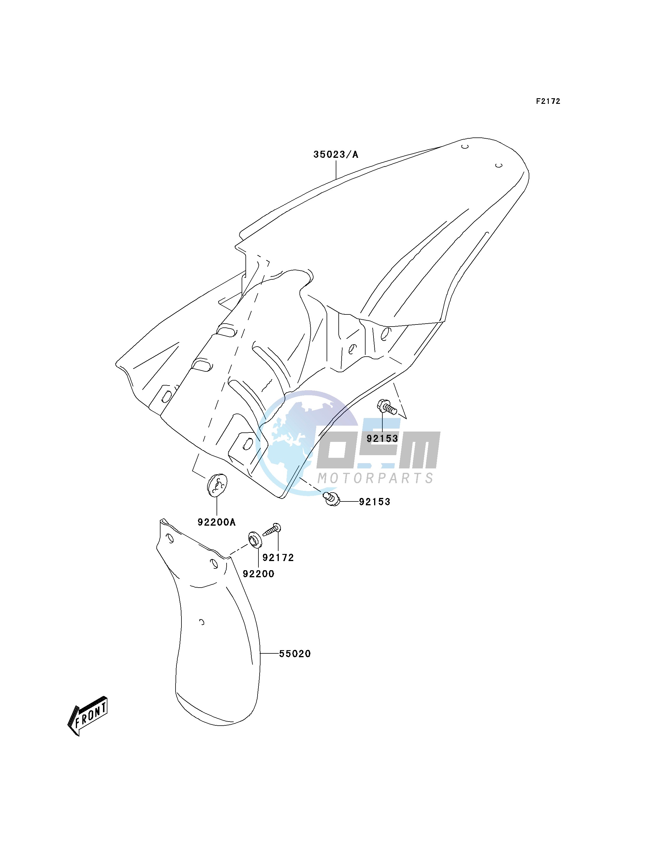 REAR FENDER-- S- -